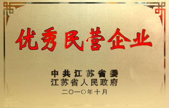 鸿运国际被评为“江苏省优异民营企业”