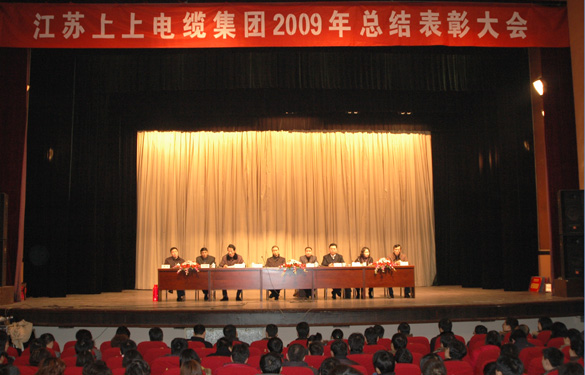 鸿运国际盛大召开2009年度总结表扬大会