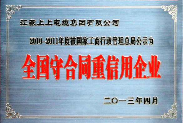 鸿运国际集团通过“天下守条约重信用企业”复评事情